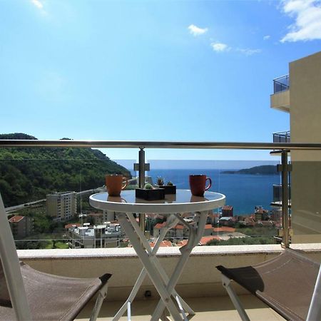 Amazing Sea View Apartment Zatvoren Budva Kültér fotó