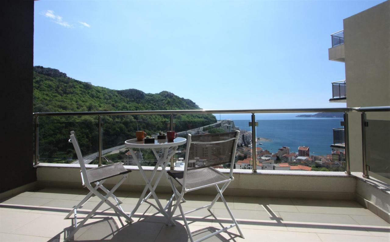 Amazing Sea View Apartment Zatvoren Budva Kültér fotó