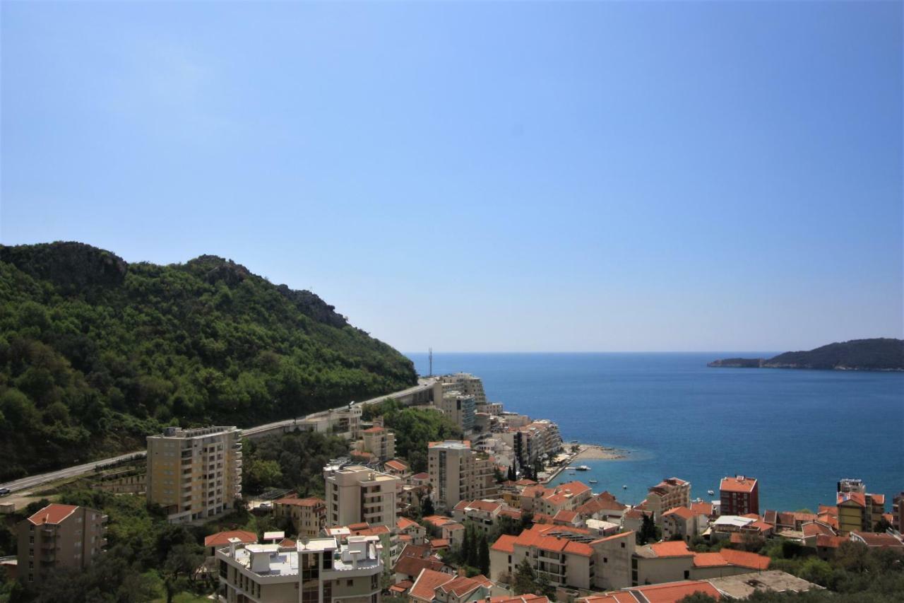 Amazing Sea View Apartment Zatvoren Budva Kültér fotó